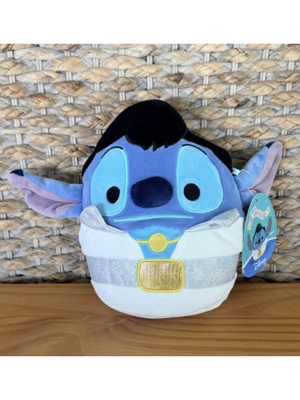 Disney Elvis Stitch 8" Squishmallow Supersoft Toy Lilo & Stitch Retired